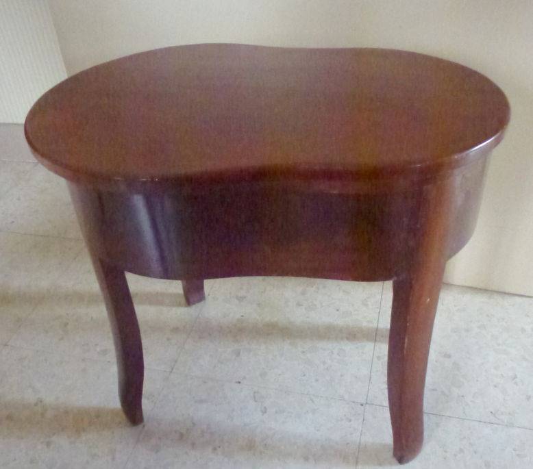 Bidet (table) en acajou XIXe de belle qualité