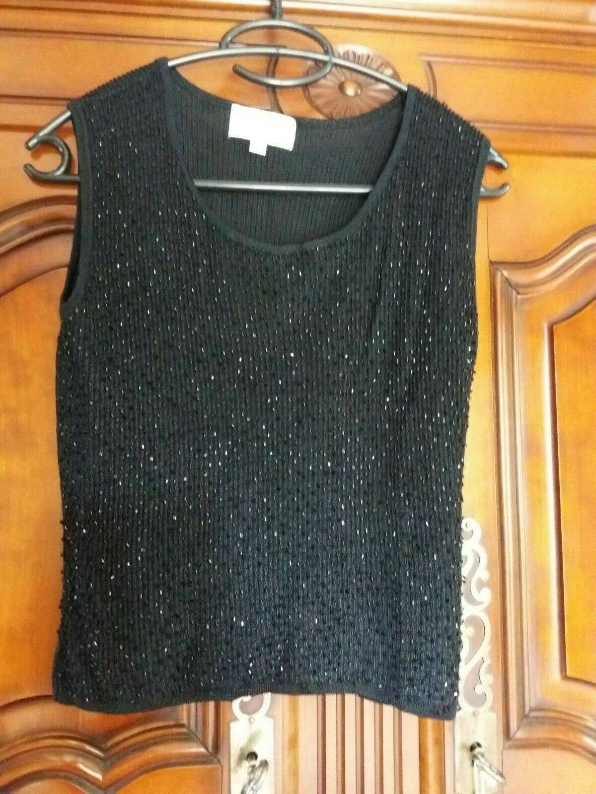 Débardeur noir habillé Antonelle taille 40