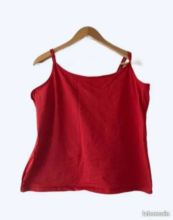 Débardeur rouge - Taille XXXL
