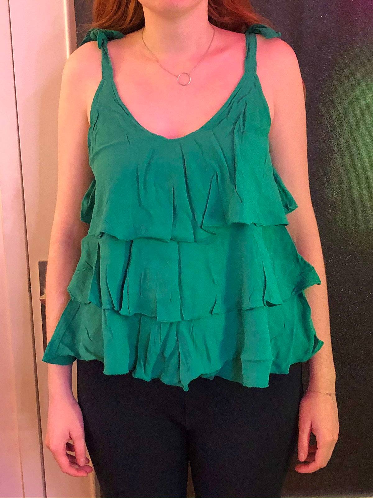 Débardeur vert taille L