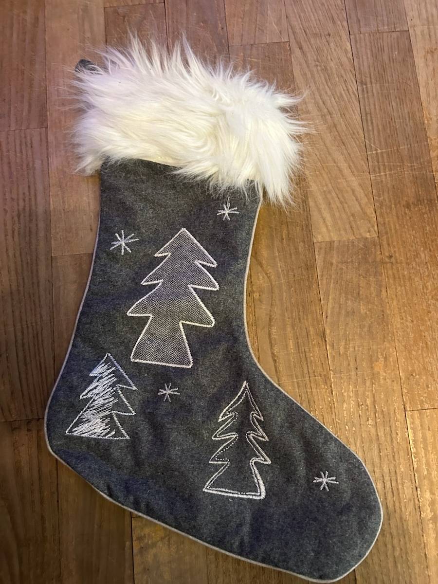 Vends décoration botte de Noël