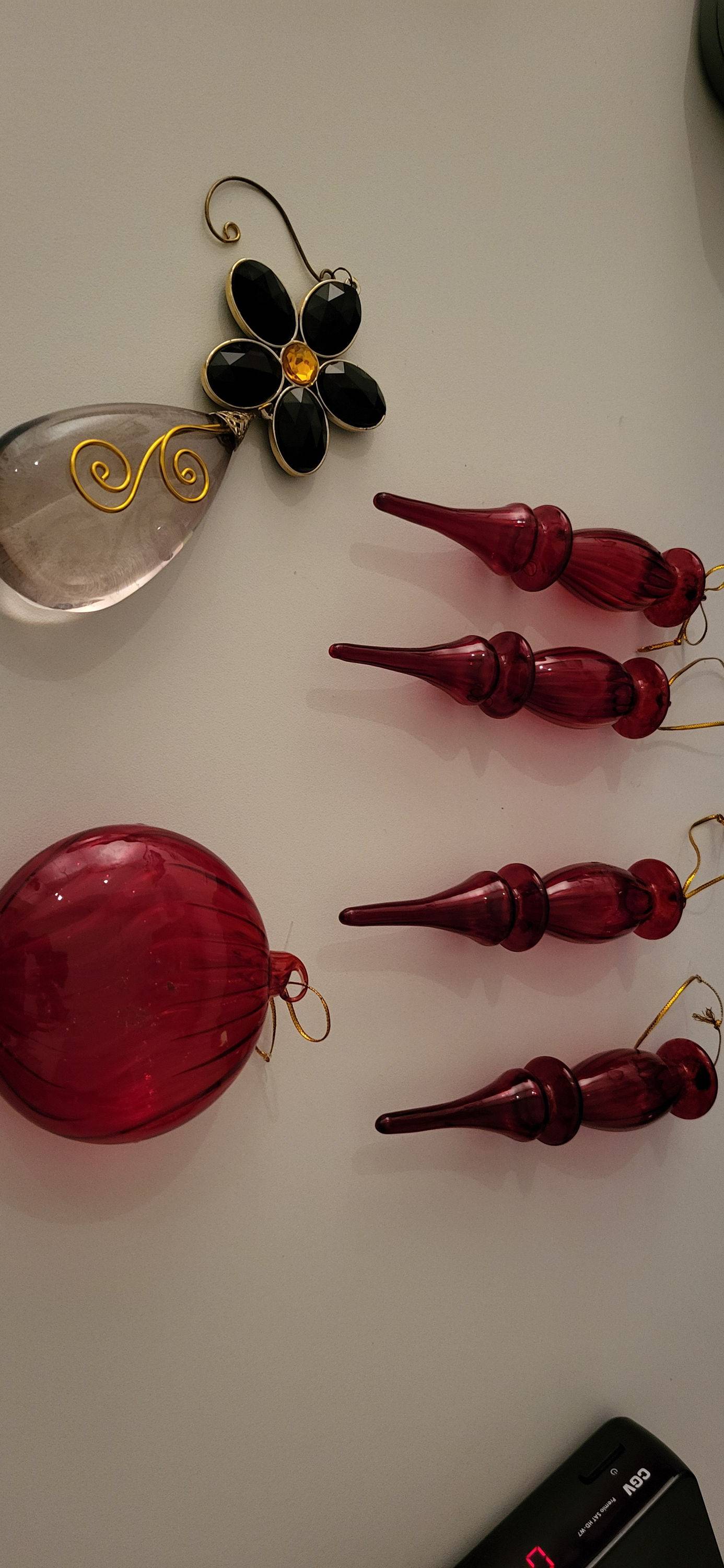 Décoration Noël en verre