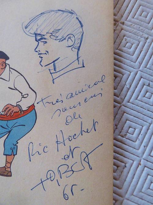 BD dédicacée par Tibet