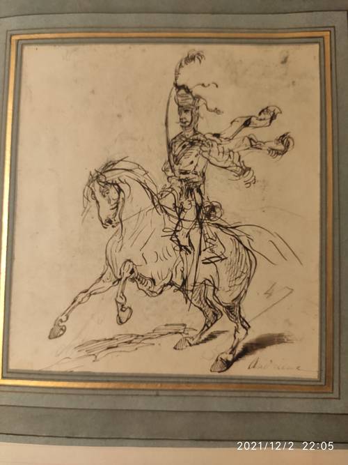 Dessin à la plume - Andrieux