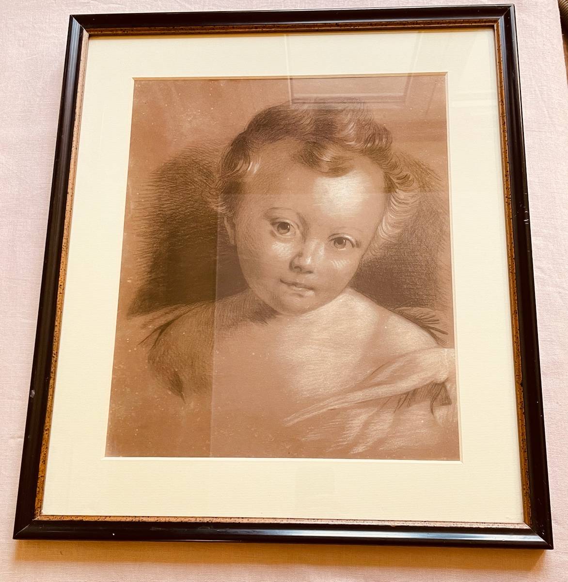 Dessin portrait de jeune garçon