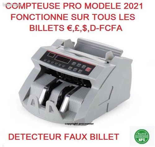 Détecteur et compteur de faux billet pour commerce salle de jeux