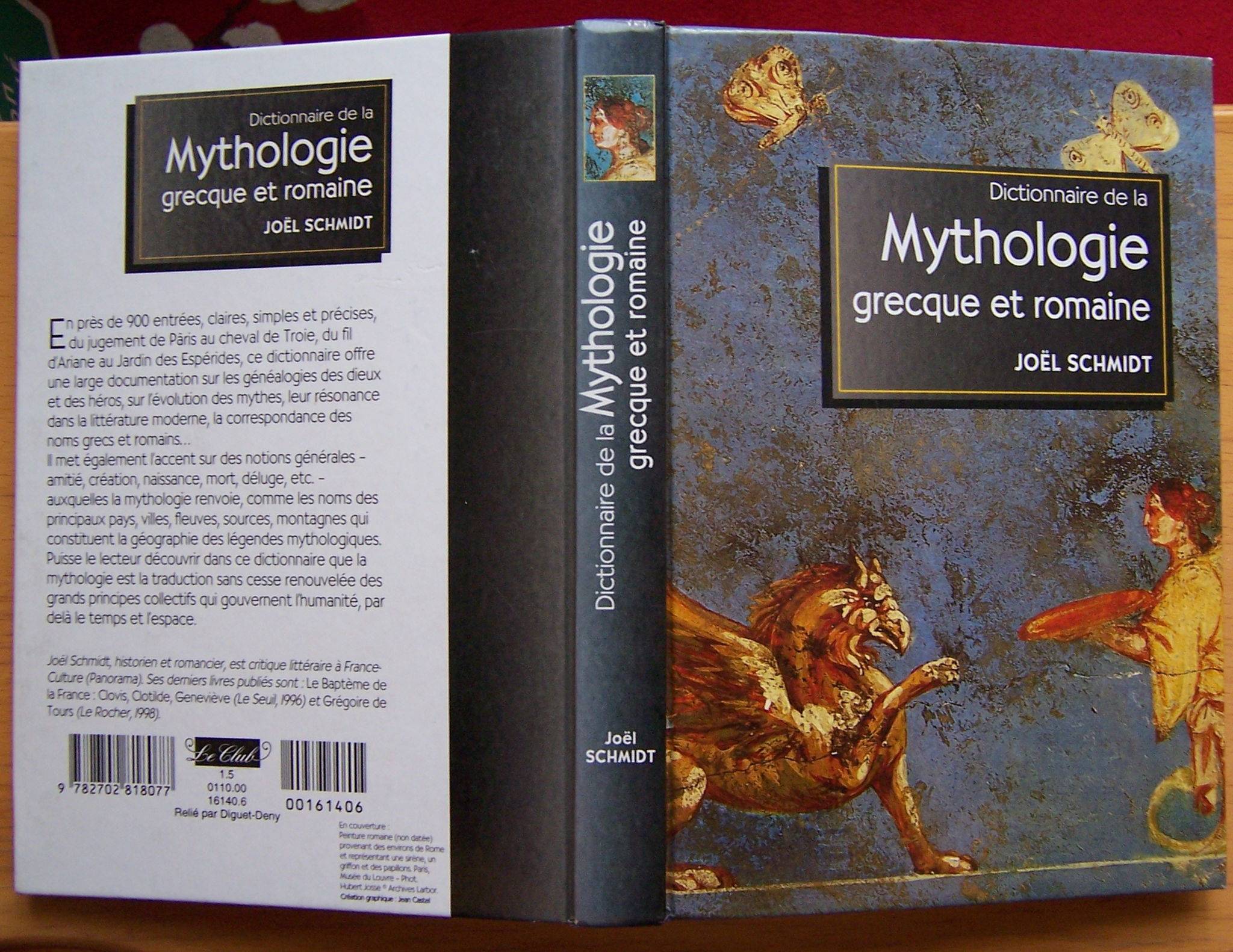 Dictionnaire de la mythologie grecque et romaine - Joël Schmidt (bon état)