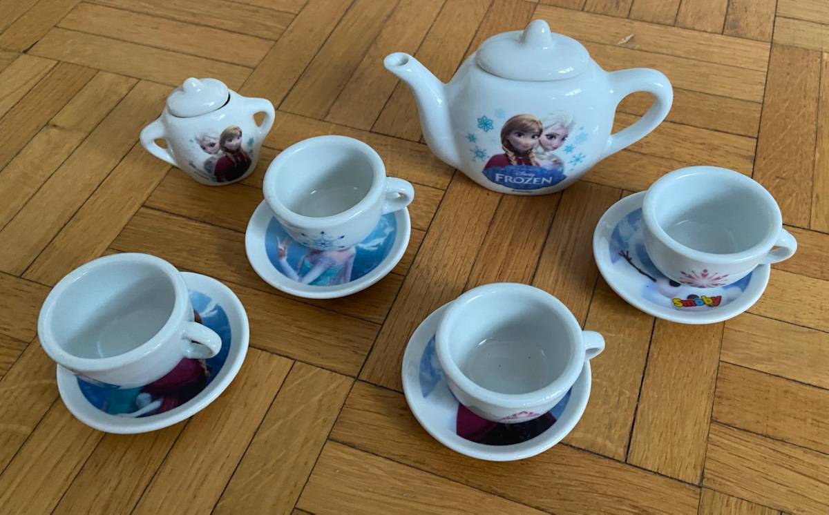 Dînette la reine des neiges porcelaine