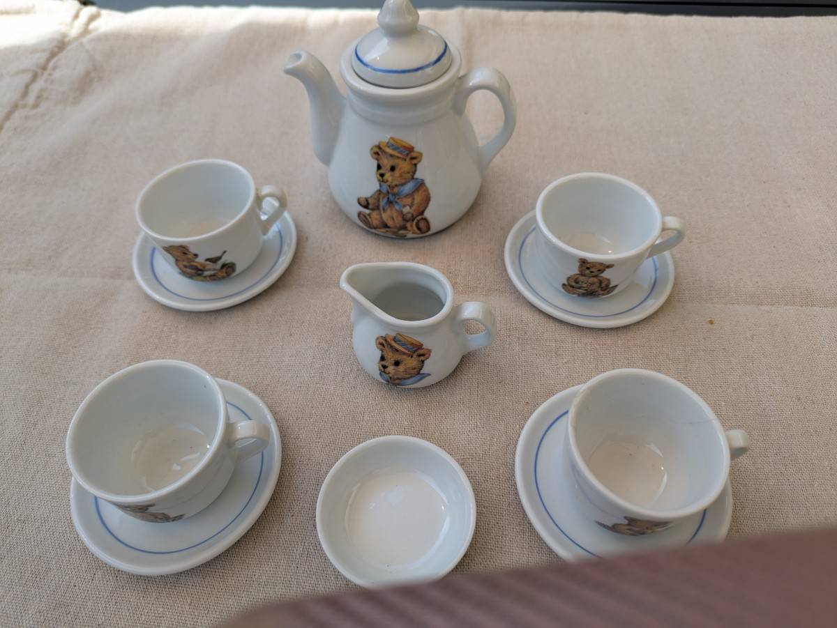 Dinette vintage oursons ROEHLER Collection Germany