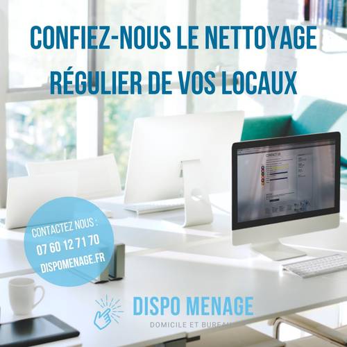 DispoMenage.fr propose des intervenants ménagers autoentrepreneurs pour votre domicile et vos bureaux