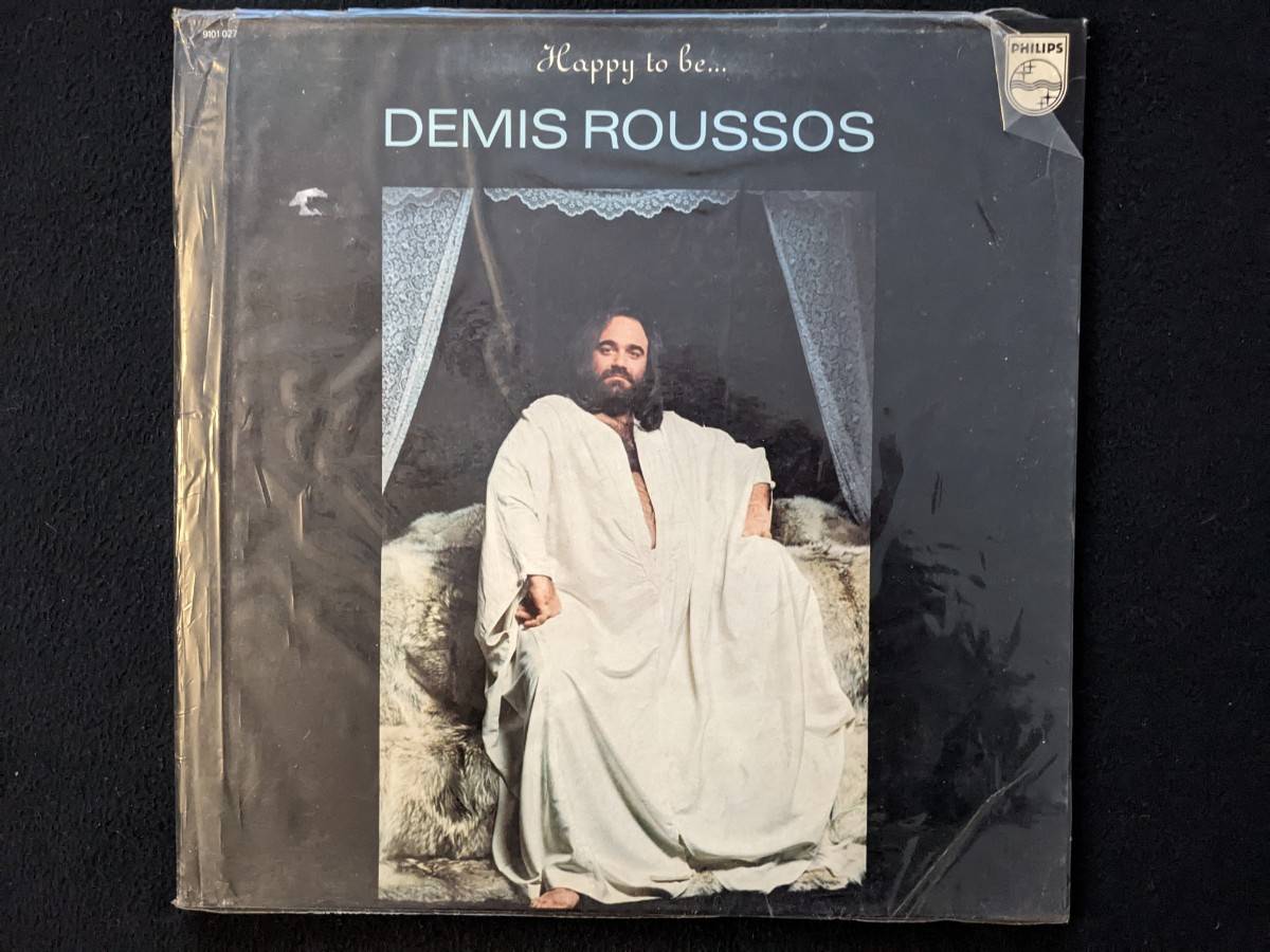 Disque vinyle 33 tours Demis Roussos Happy to be