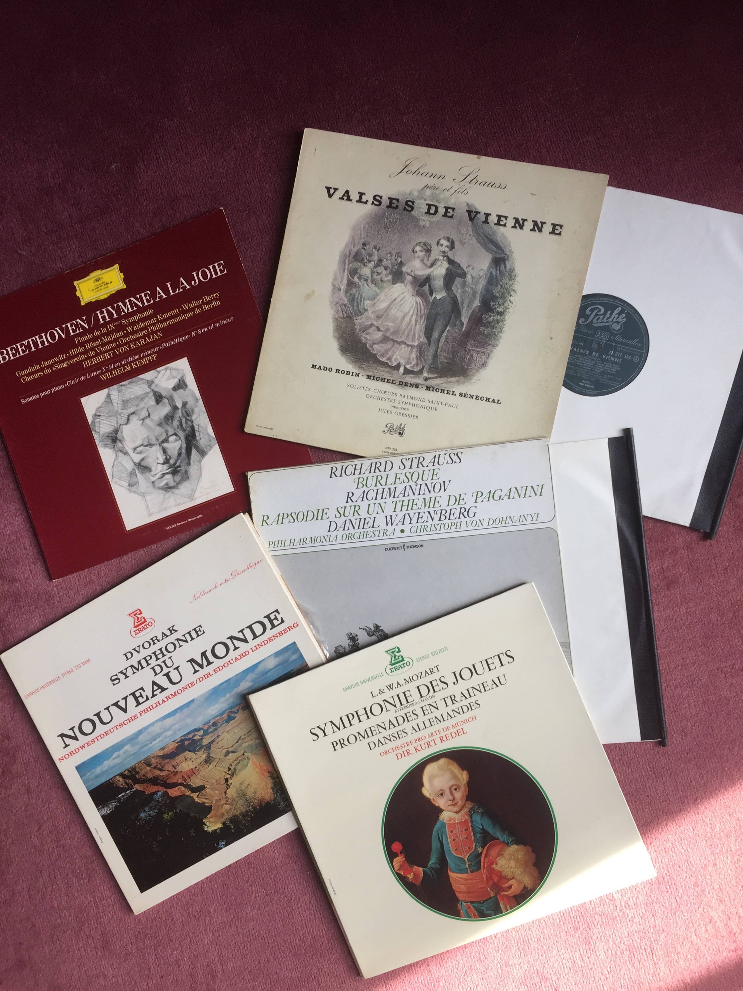 Lot de 27 disques vinyls musique classique