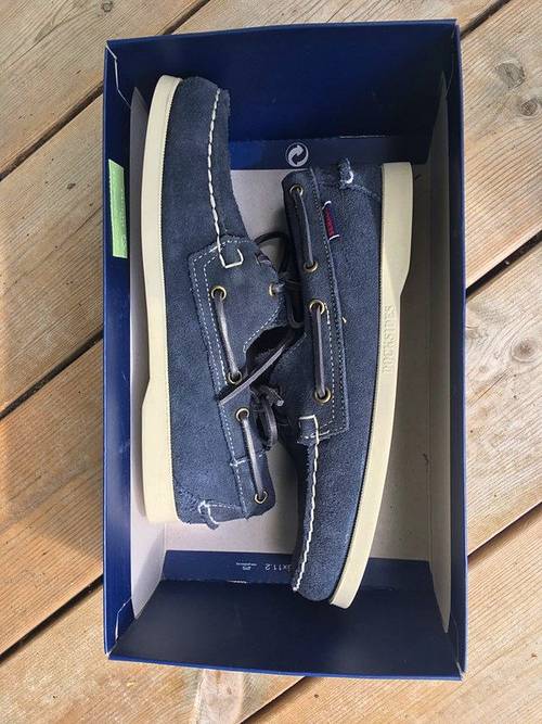 Docksides homme daim bleu marine Taille 40