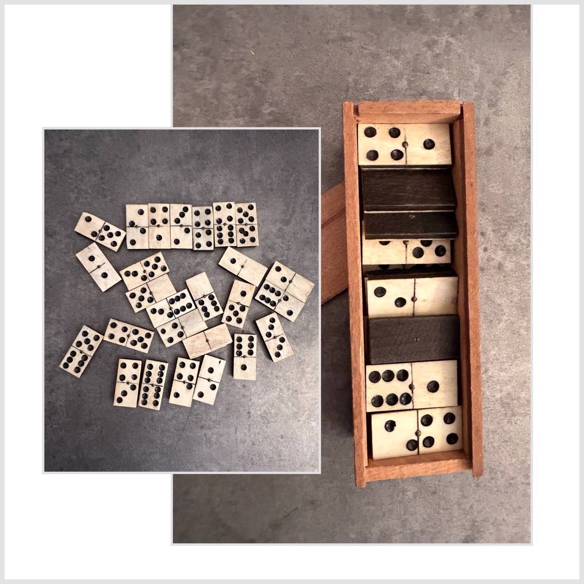 Jeu de dominos ancien