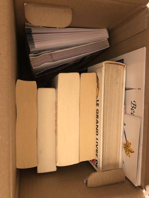 Donne carton de livres enfant/adolescent