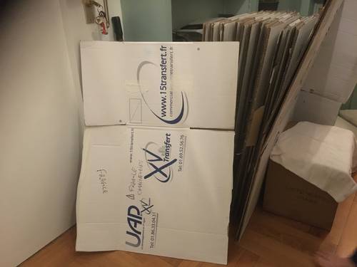 Donne cartons de déménagement très bon état