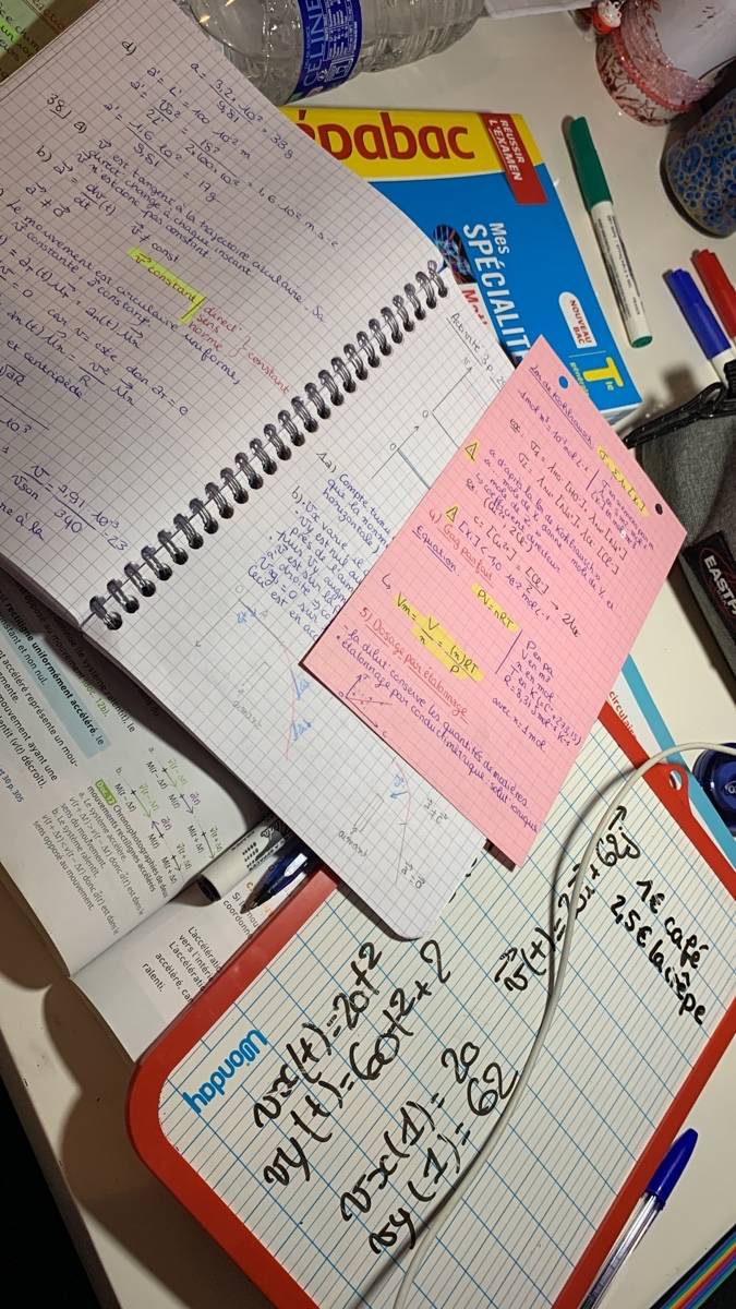 Propose cours particuliers de maths et/ou physique-chimie