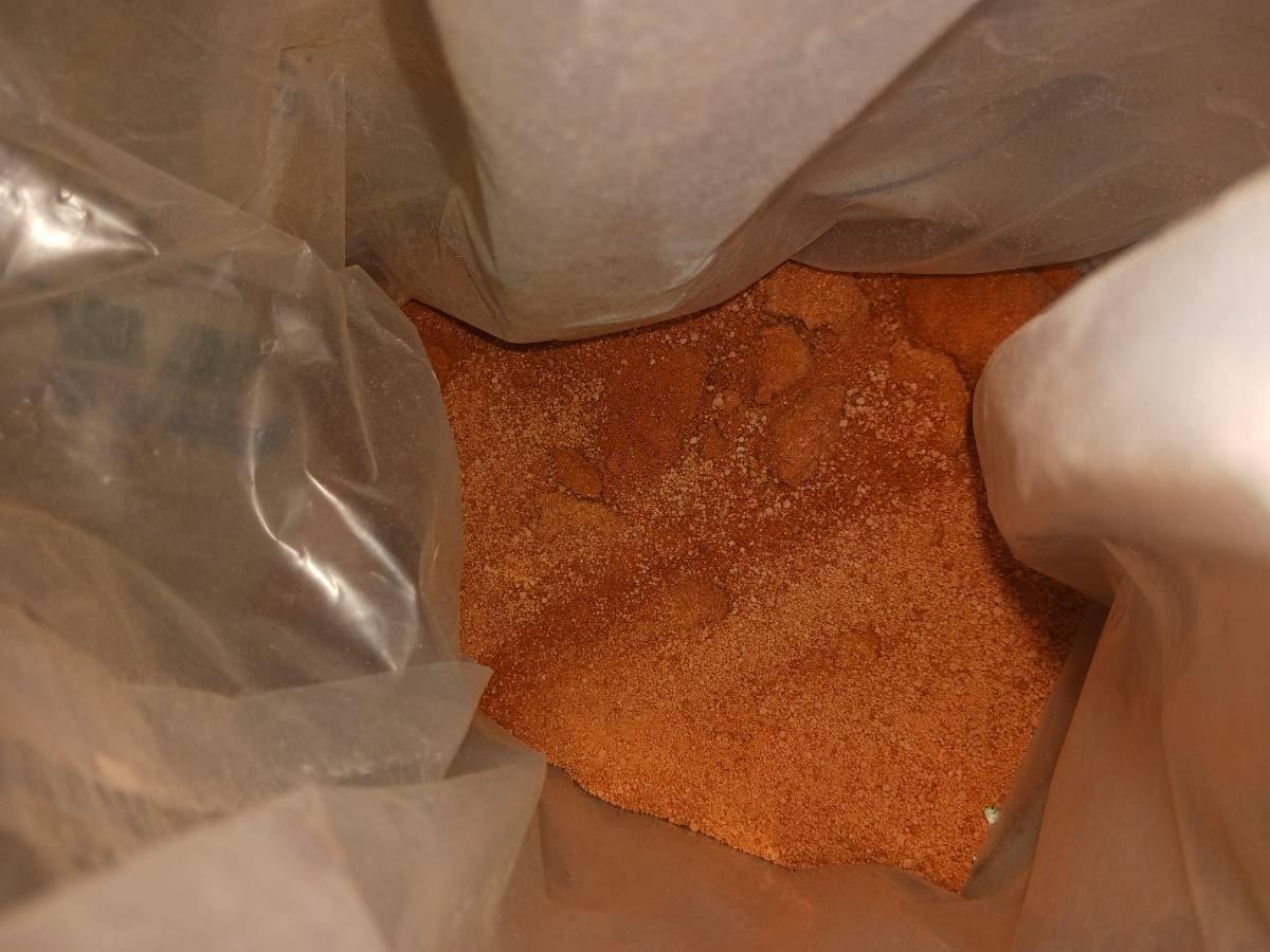Donne un peu plus d’un Kg de sulfate de Cobalt