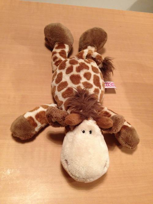 Doudou peluche girafe rigolote by nici - très bon état