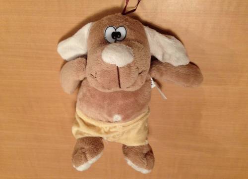 Doudou petit chien en peluche