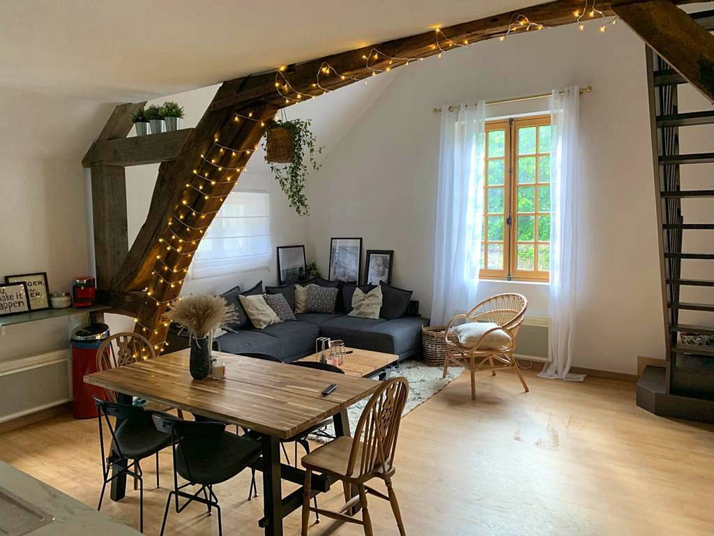 Loue Duplex dans Hôtel Particulier - 95m² - centre-ville Rouen