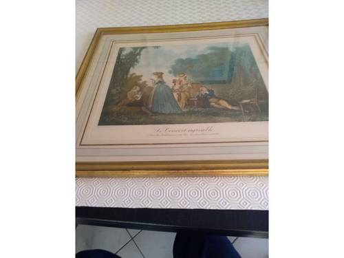 Vends gravure ancienne