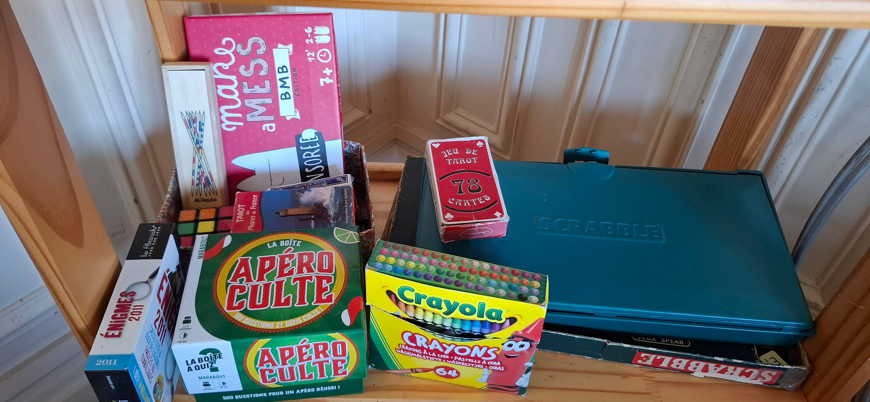 Vends jeux de société, cartes autres