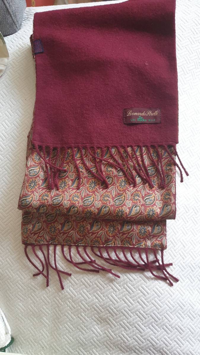 Echarpe homme laine soie