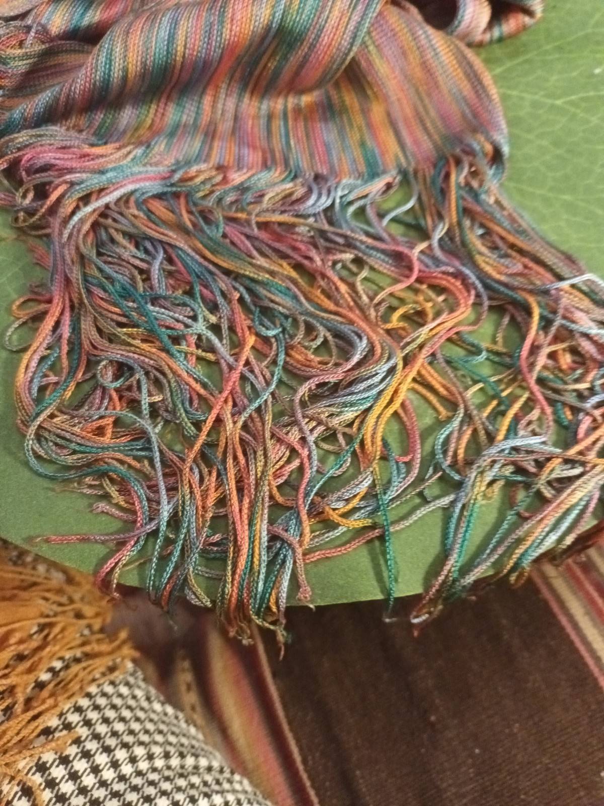 Écharpe multicolore