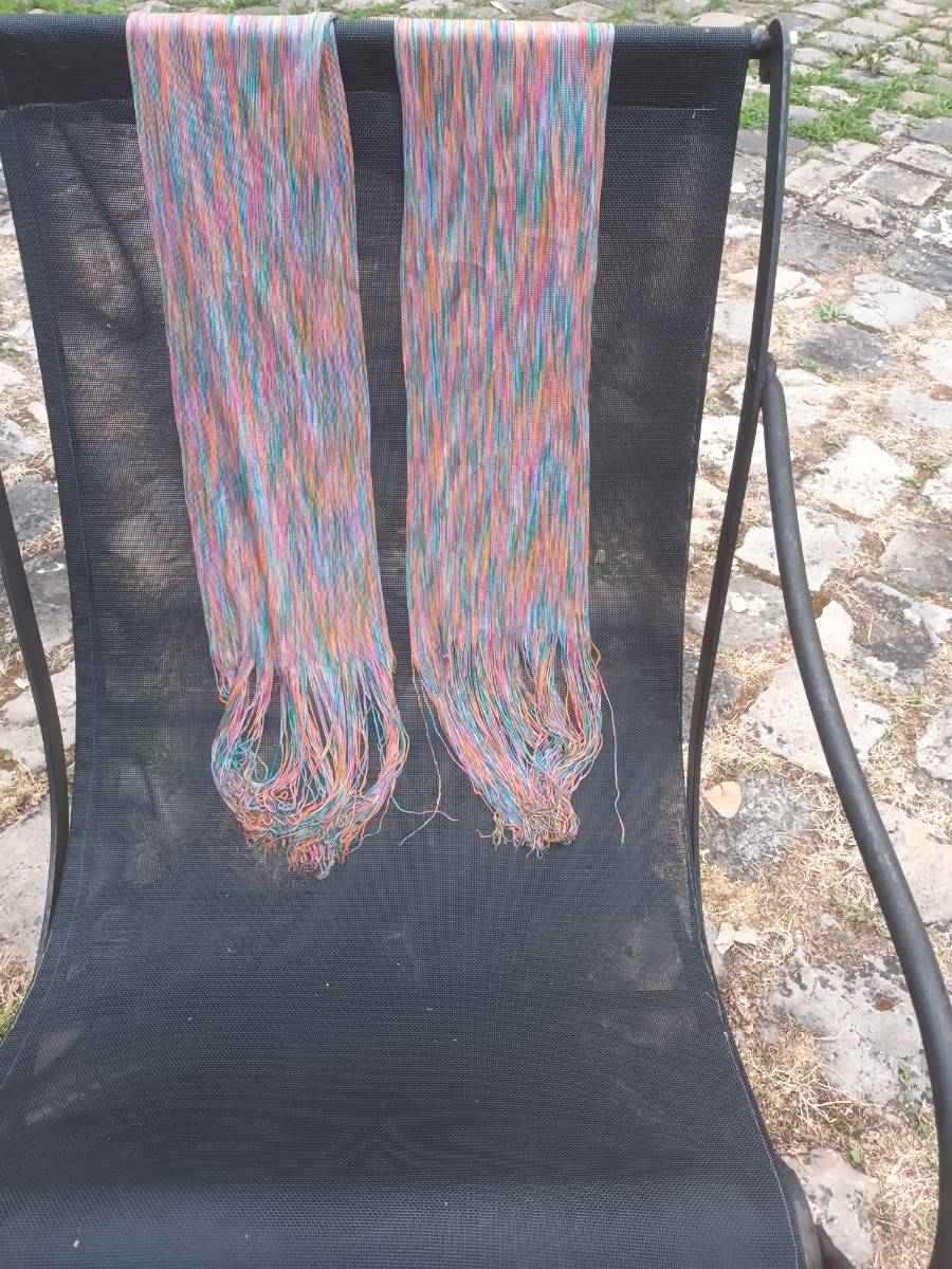 Écharpe multicolore