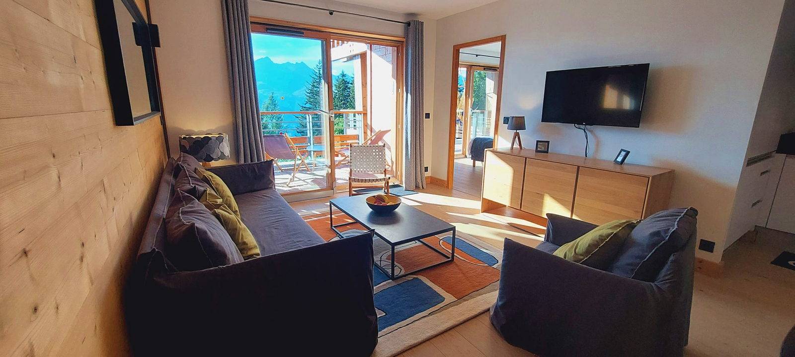 Loue appartement avec superbe vue, sauna - 8 couchages - L’Ecrin, Arc 1800 - Bourg-Saint-Maurice (73)