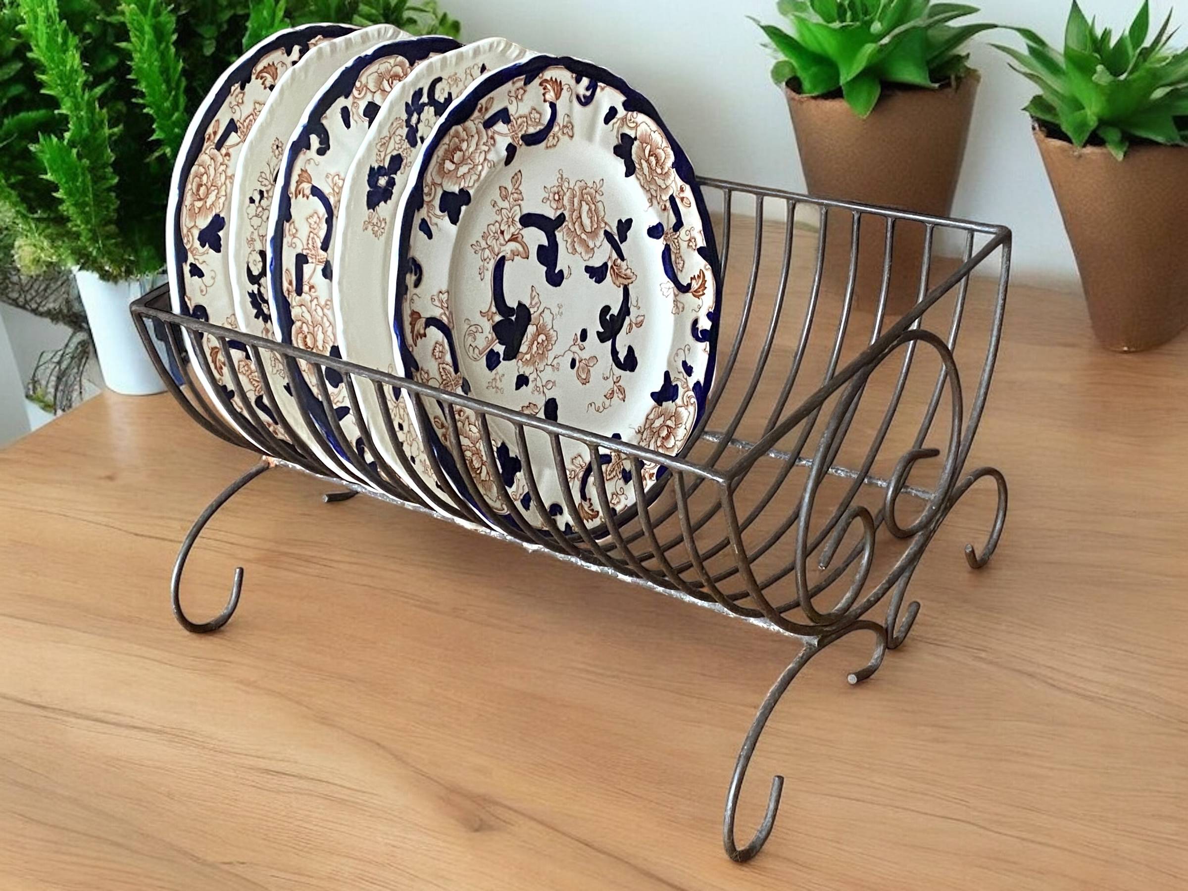 Égouttoir à Vaisselle Ancien Métal – AR Qualite – Vintage Déco Cuisine