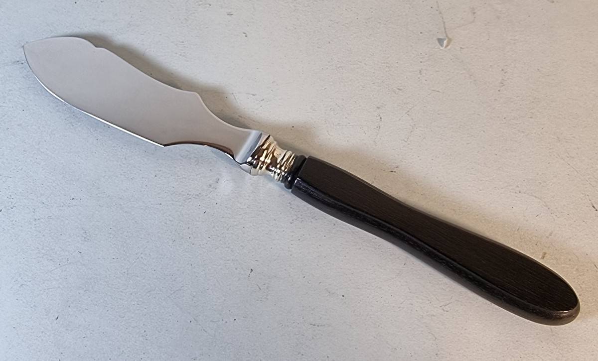 SUPERBE SERVICE A Decouper Gigot Manche Argent Fourre Poincon Minerve Xix Eme EUR 280,00 - FR