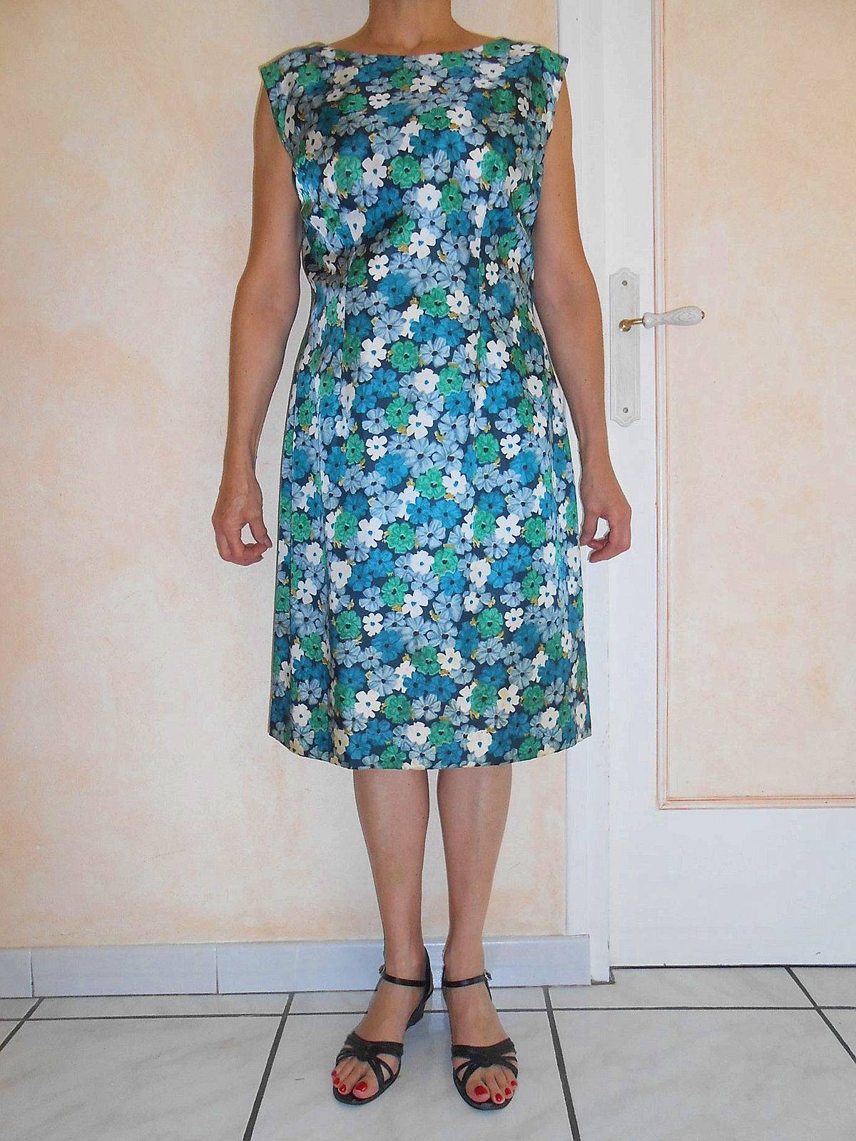 Elégante robe en soie T40