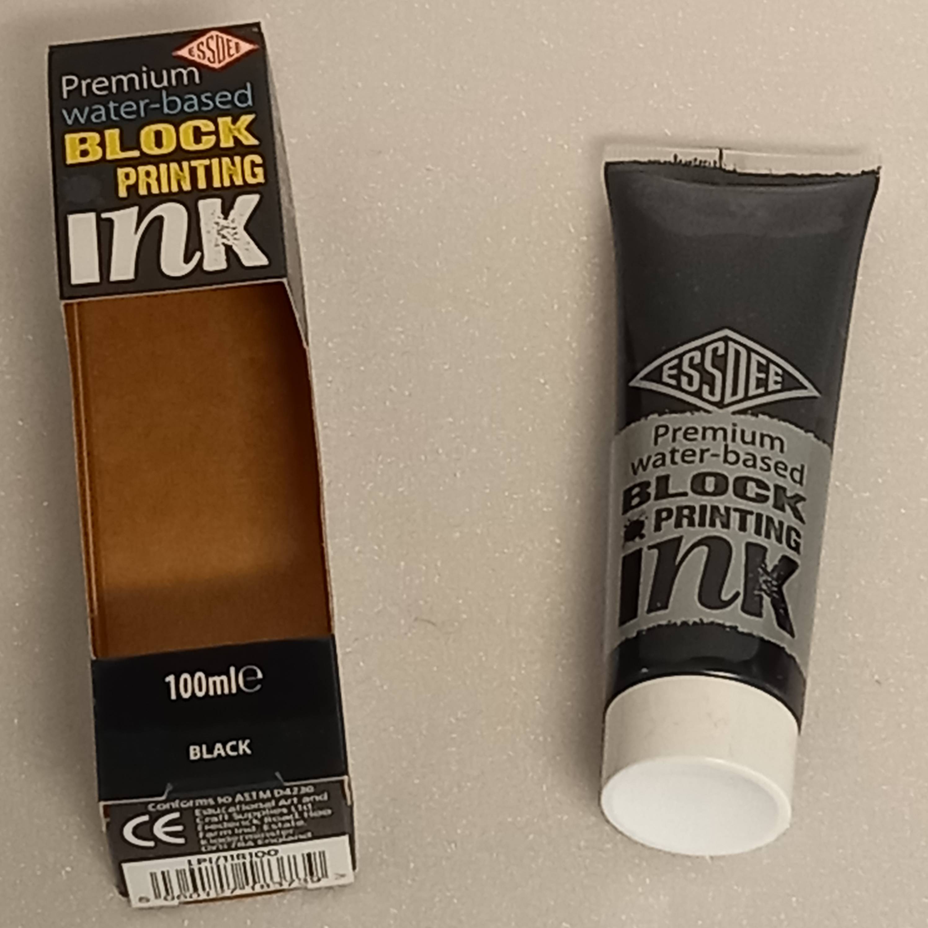 Rouleau Encreur ONTWIE 60 Mm - Pour Linogravure, Impression | Caoutchouc Dur, Manche Noir