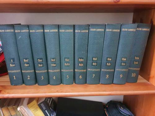 Encyclopédie Larousse, en 10 volumes, 1960