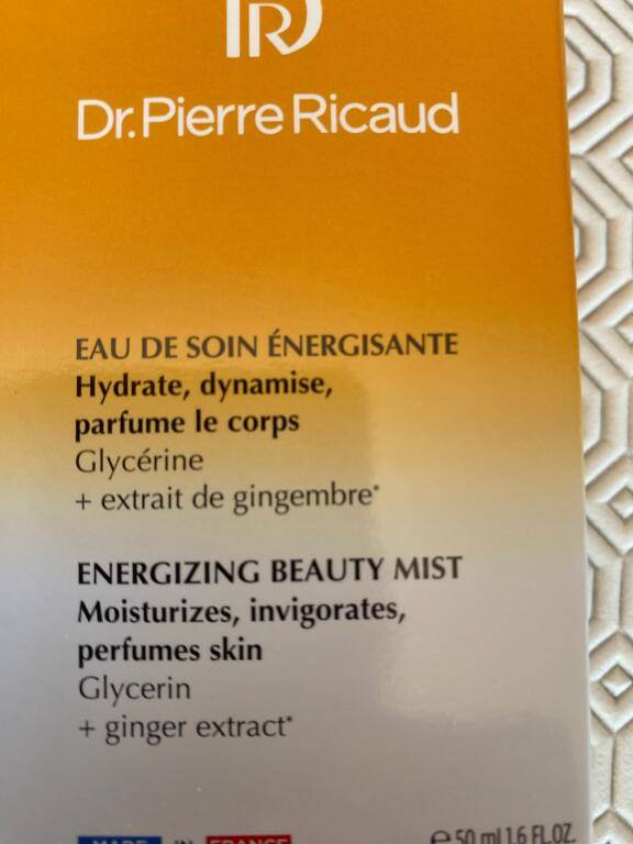 Eau de soin énergisante Dr Pierre Ricaud