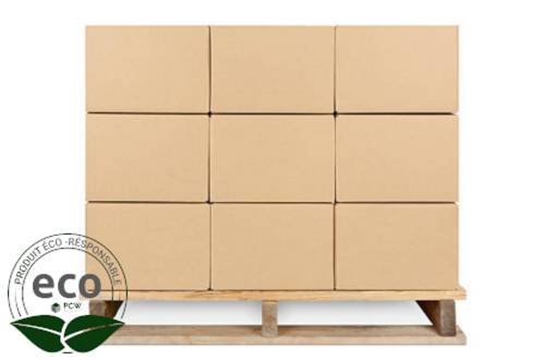 PCW Emballage propose des cartons palettisables adaptée à vos palettes