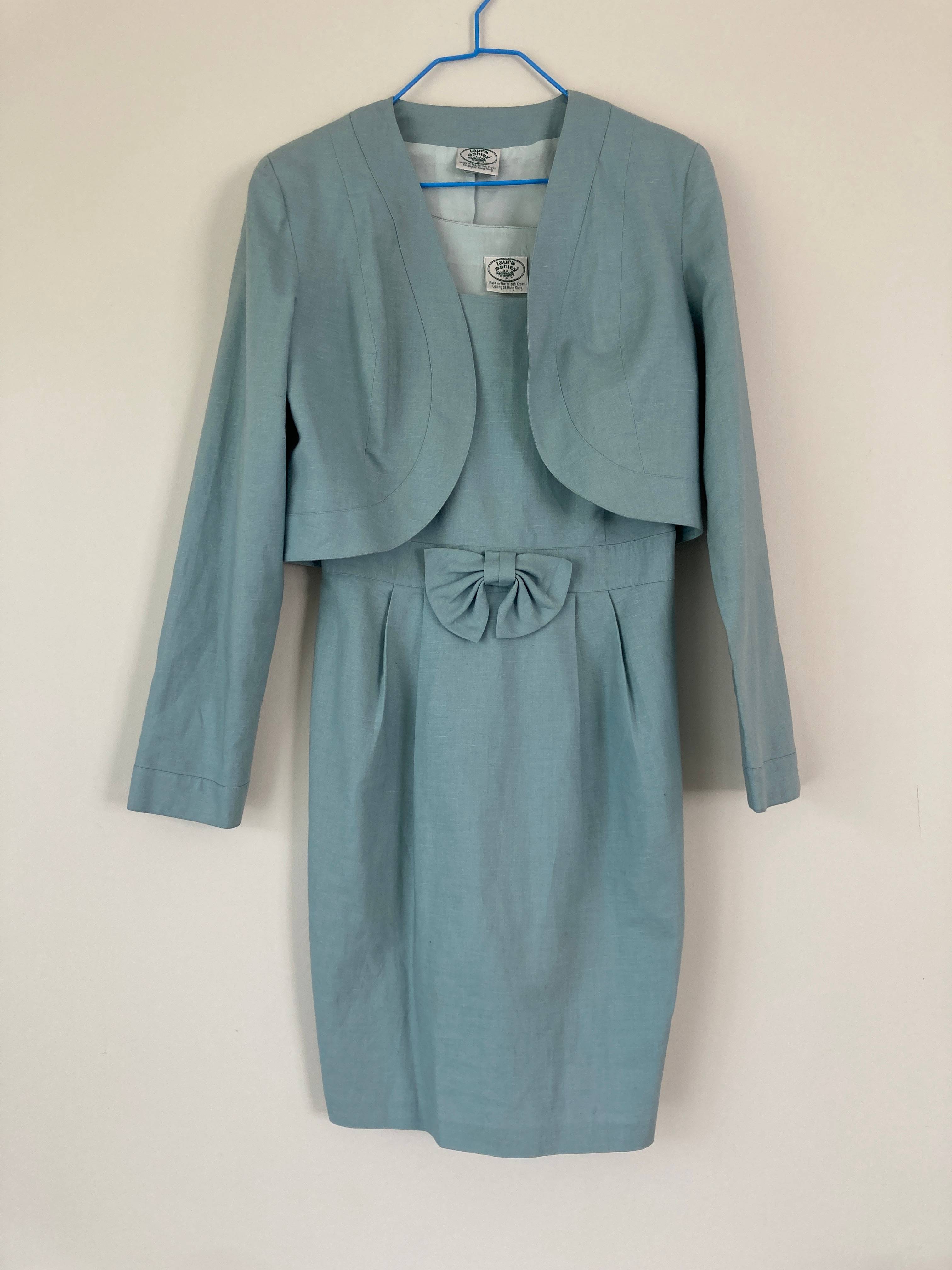 Ensemble robe + boléro Laura Ashley - Taille S