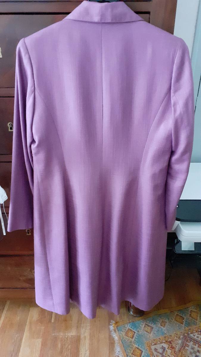 Ensemble de cérémonie ou de cocktail robe et manteau - Taille XL marque Bye made in France