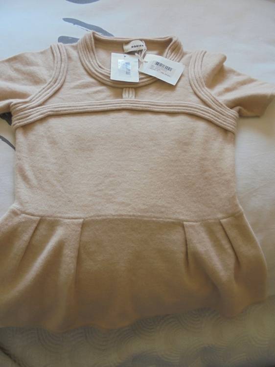 Ensemble neuf couleur nude : top Rodier + jupe Privée TNL - Taille 36