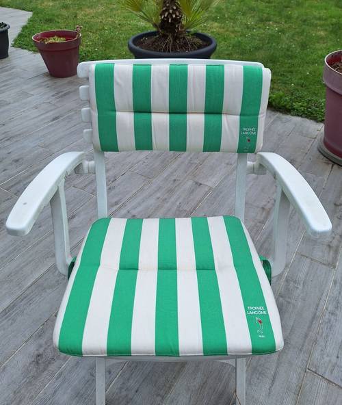 4 ensemble coussins pour chaises ou fauteuils de jardin