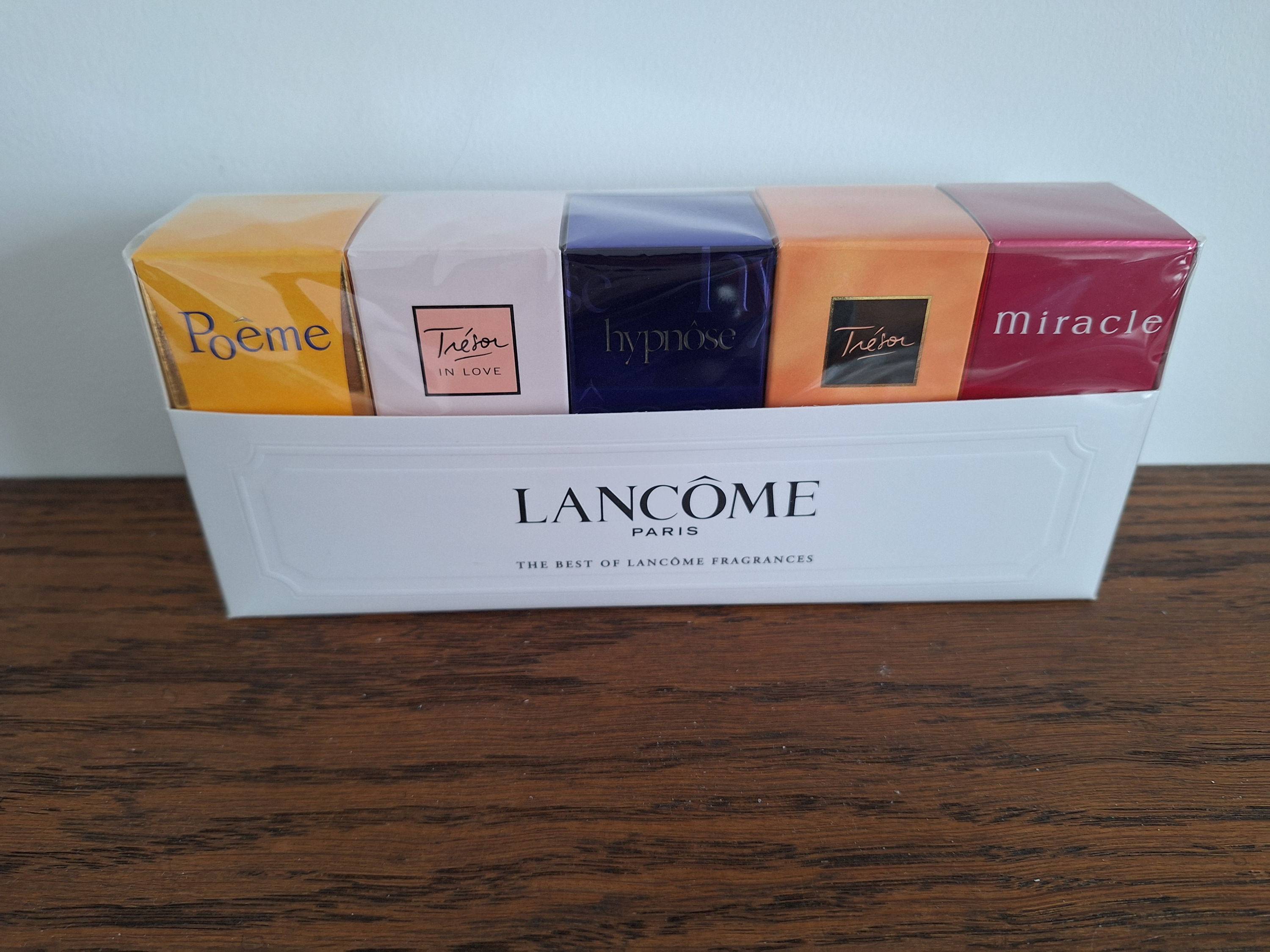 Vends ensemble de 5 miniatures Lancôme