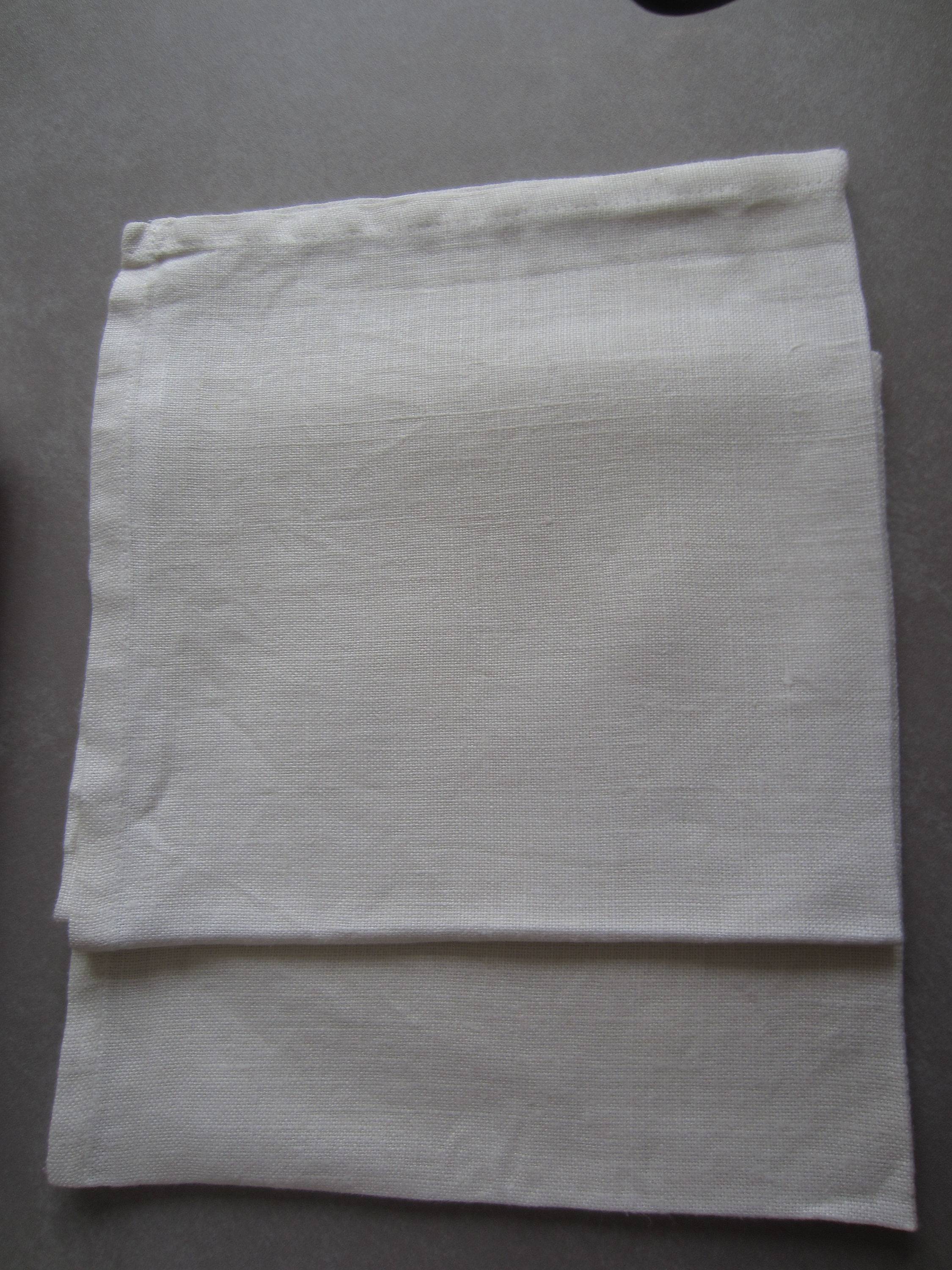 Vends ensemble de 9 serviettes de table en pur lin