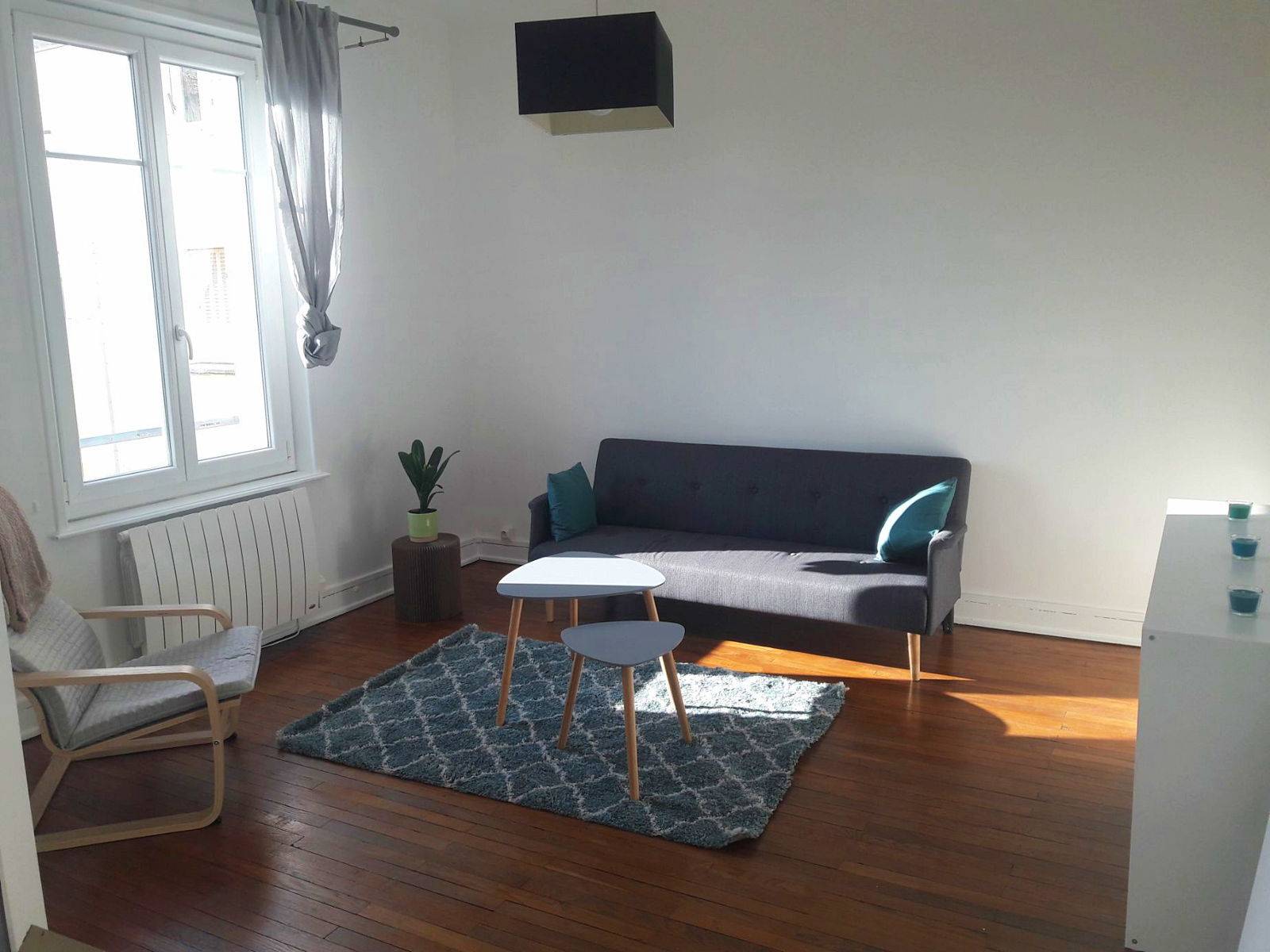 Loue T3 72m², 2 chambres, ensoleillé et meublé à Lyon 3ème à côté de La Part Dieu