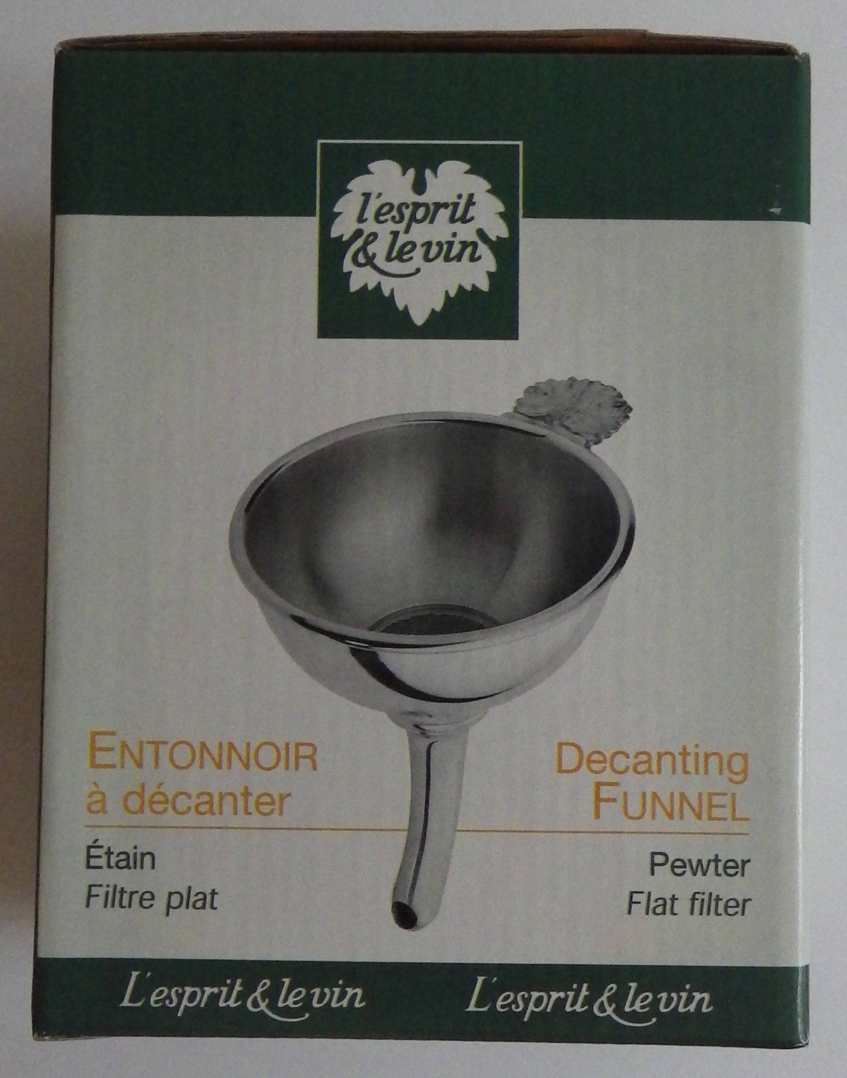 Lot de 1 Entonnoir en Acier avec Filtre à Huile [343] - Maison