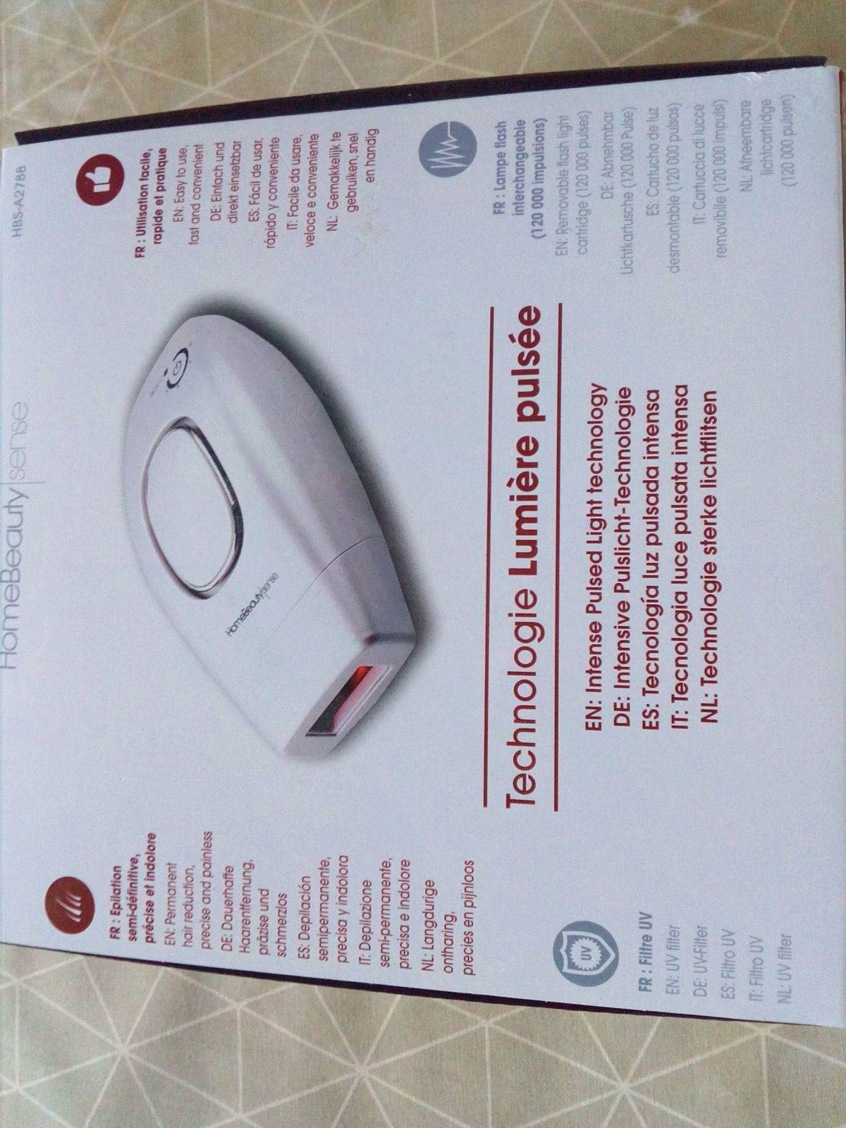 Epilateur à lumière pulsée