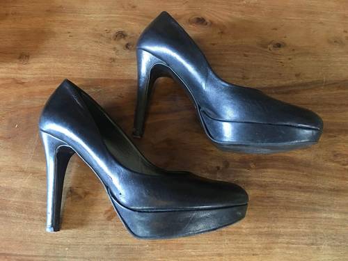 Escarpins femme noirs en cuir P38 La Scarpa