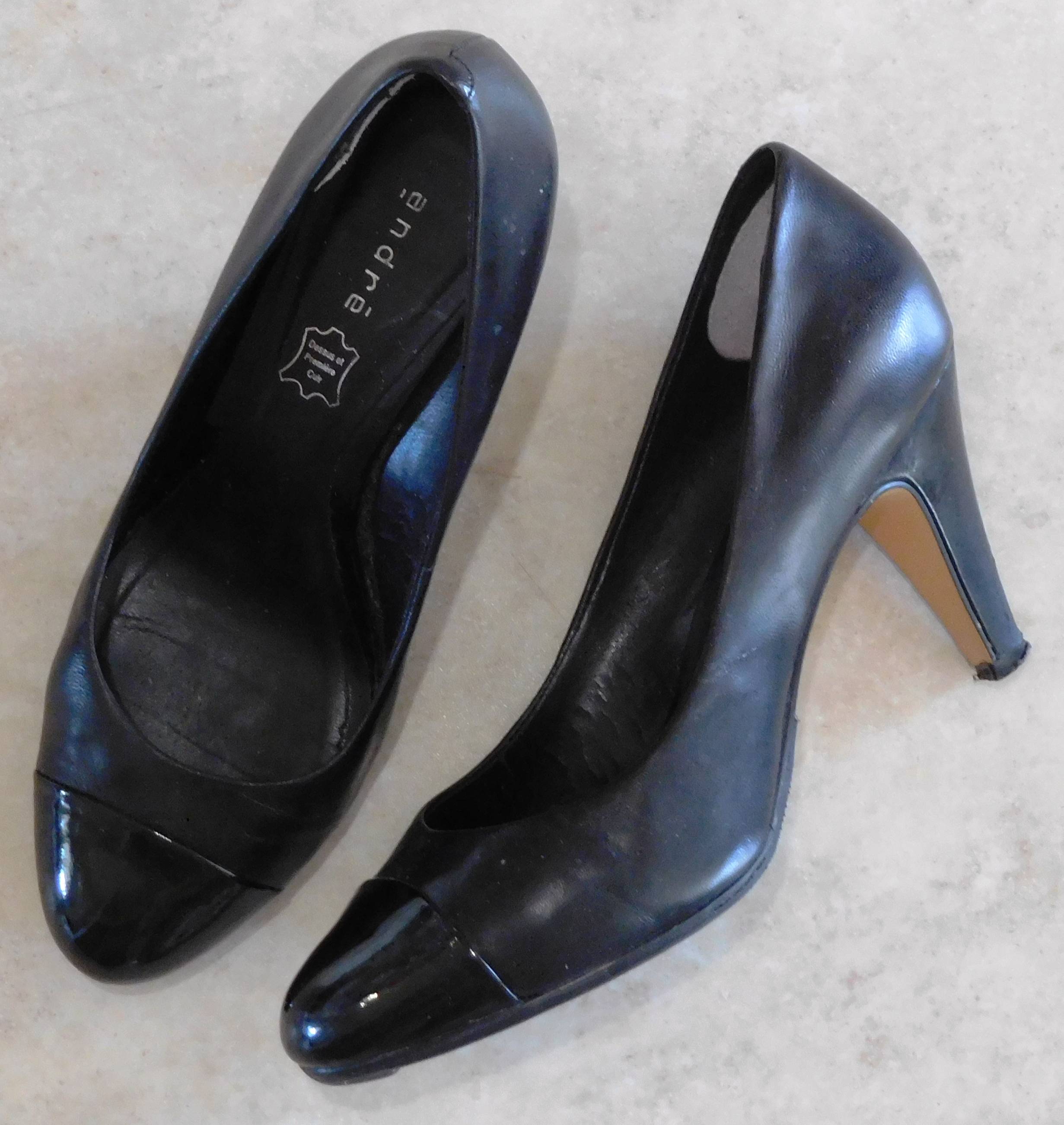 Escarpins talons aiguilles (noir) - Pointure 38