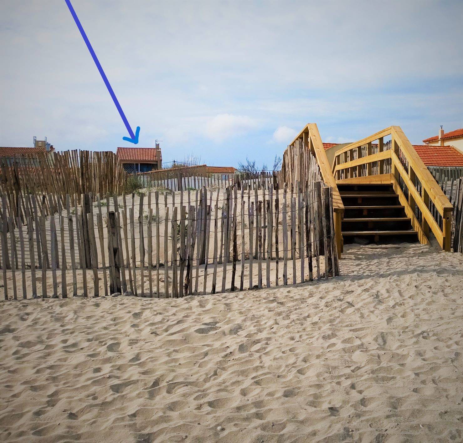 Loue gîte de charme dans maison d’hôtes, vue mer, accès direct à la plage - 3 couchages - Frontignan (34)